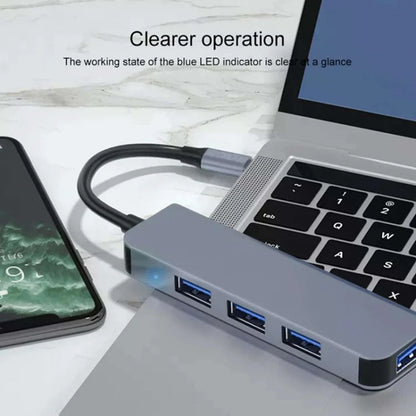 4 Ports USB 3.0 Adapter USB3.0 HUB 3 0 5Gbps High Speed Multi USB-C Splitter
